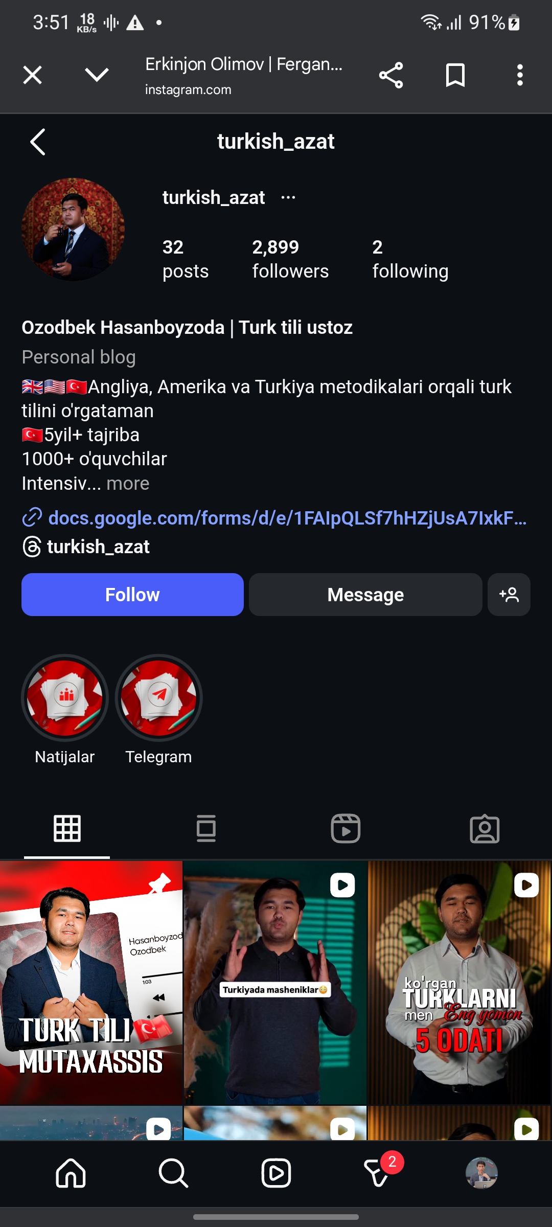 turkish azt portfolio